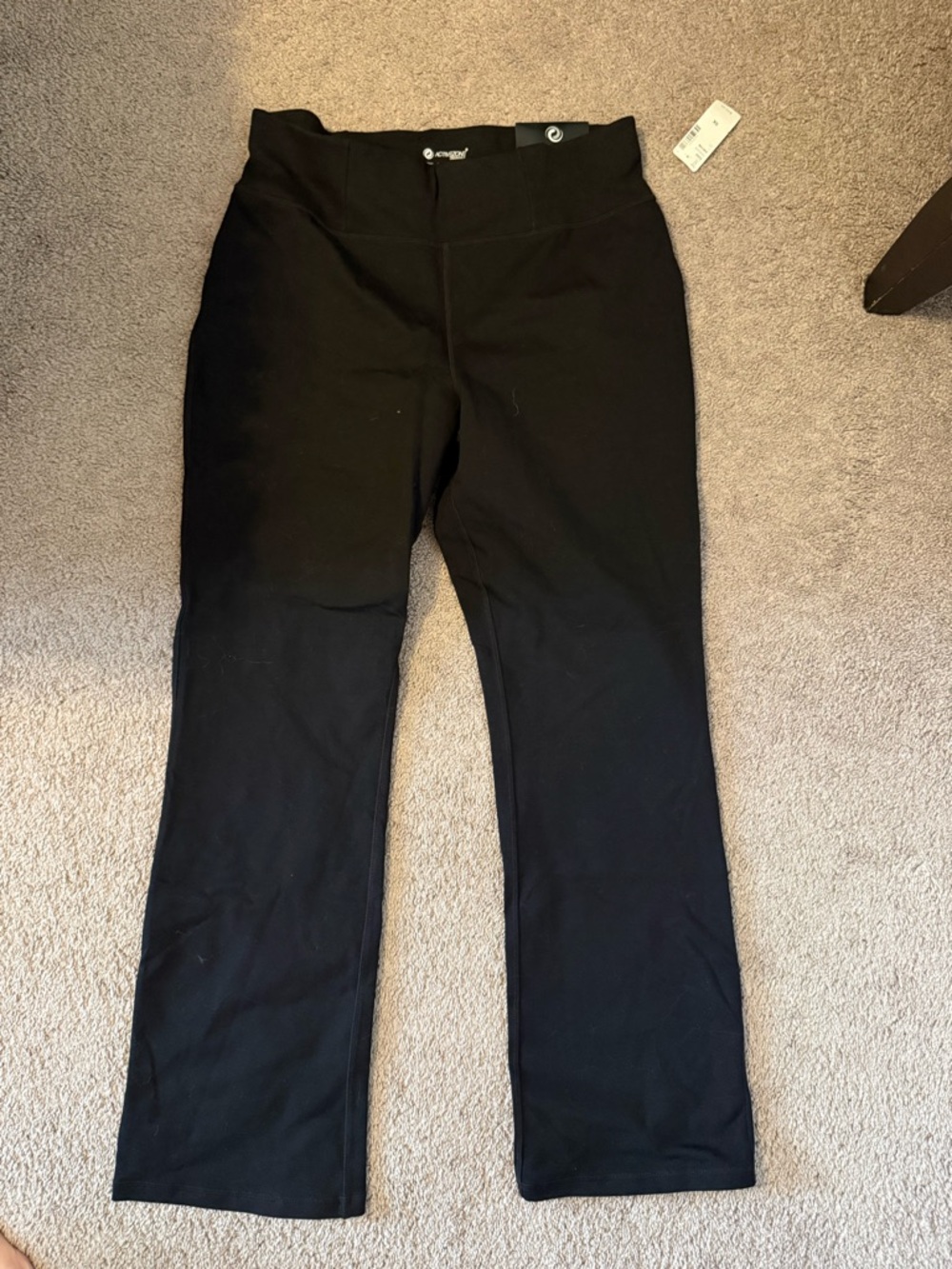 🆕 Black YOGA Flare Leggings Active zone size 0X